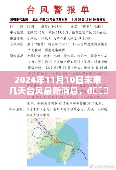 2024年11月10日及未來數(shù)日臺風(fēng)動態(tài)，最新消息與全面解析