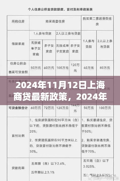 上海商業(yè)貸款最新政策解讀與影響分析（2024年11月版）