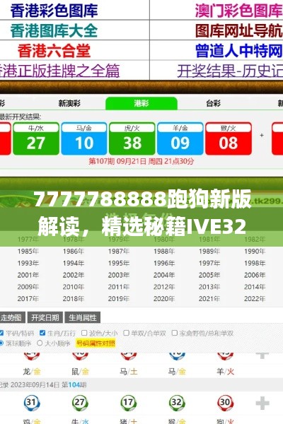 7777788888跑狗新版解讀，精選秘籍IVE323.63