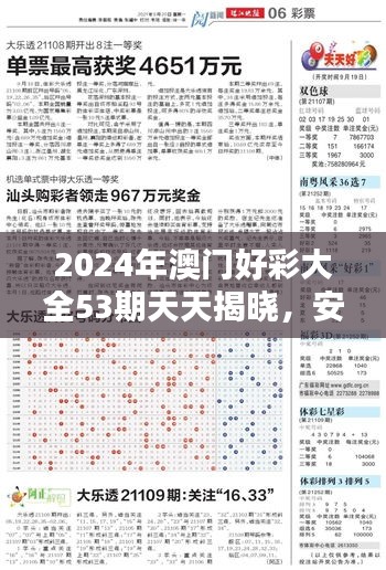 2024年澳門(mén)好彩大全53期天天揭曉，安全策略解析及個(gè)人版XYN108.25攻略