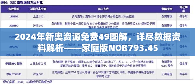 2024年新奧資源免費49圖解，詳盡數(shù)據(jù)資料解析——家庭版NOB793.45