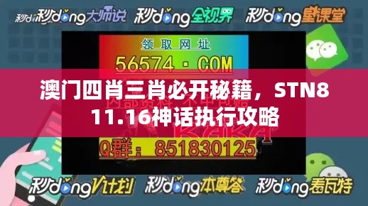 澳門四肖三肖必開秘籍，STN811.16神話執(zhí)行攻略