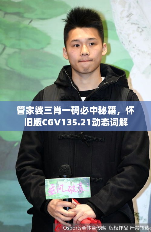 管家婆三肖一碼必中秘籍，懷舊版CGV135.21動(dòng)態(tài)詞解