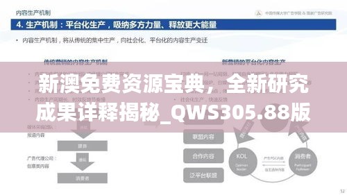 新澳免費(fèi)資源寶典，全新研究成果詳釋揭秘_QWS305.88版