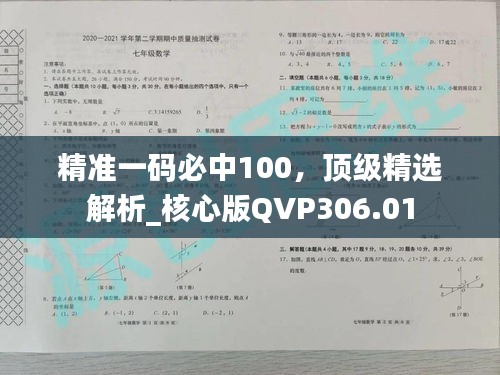 精準(zhǔn)一碼必中100，頂級(jí)精選解析_核心版QVP306.01