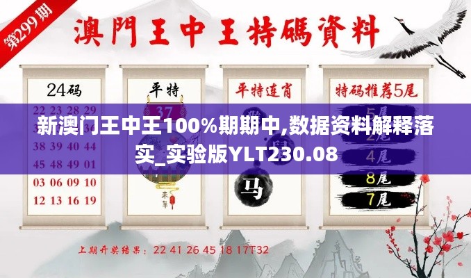 新澳門王中王100%期期中,數(shù)據(jù)資料解釋落實(shí)_實(shí)驗(yàn)版YLT230.08