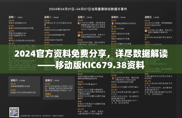 2024官方資料免費(fèi)分享，詳盡數(shù)據(jù)解讀——移動版KIC679.38資料