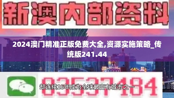 2024澳門精準正版免費大全,資源實施策略_傳統(tǒng)版241.44