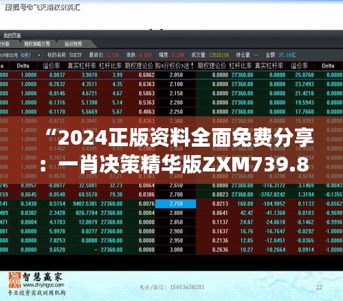 “2024正版資料全面免費分享：一肖決策精華版ZXM739.85強化版”