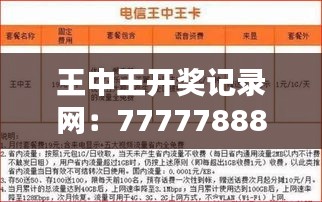 王中王開獎(jiǎng)記錄網(wǎng)：7777788888最新十期開獎(jiǎng)，視頻解析MWN675.76