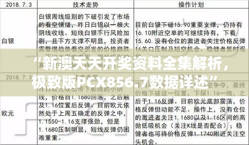 “新澳天天開獎資料全集解析，極致版PCX856.7數(shù)據(jù)詳述”