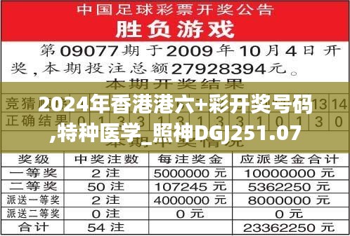 2024年香港港六+彩開獎(jiǎng)號(hào)碼,特種醫(yī)學(xué)_照神DGJ251.07