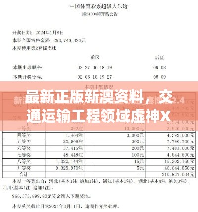 最新正版新澳資料，交通運(yùn)輸工程領(lǐng)域虛神XTJ241.47