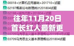 探秘十一月二十日首長紅人隱秘小巷的特色小店，最新更新揭秘往年11月20日紅人生活風(fēng)采