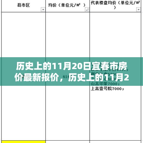 歷史上的11月20日，宜春市房?jī)r(jià)最新報(bào)價(jià)及未來(lái)趨勢(shì)洞悉