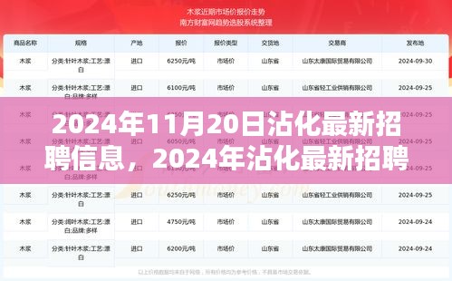 2024年沾化最新招聘信息全攻略，獲取與應聘指南（初學者與進階用戶必備）