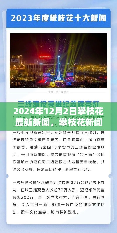 攀枝花新篇章開啟，最新新聞特寫報(bào)道，日期為2024年12月2日