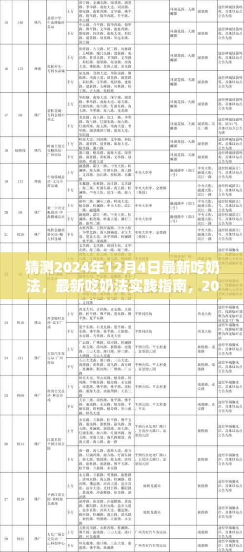 揭秘，最新吃奶法實(shí)踐指南與步驟詳解（預(yù)測(cè)版 2024年12月4日）