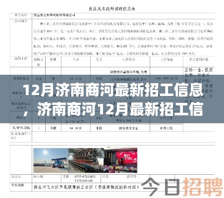 濟(jì)南商河12月最新招工信息匯總，開啟自信人生之旅的學(xué)習(xí)變化之路