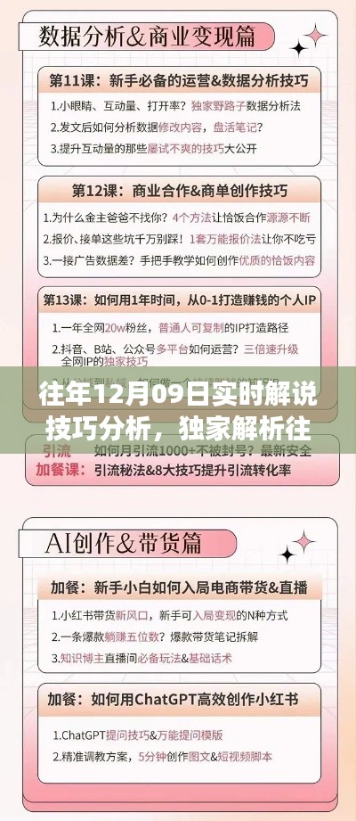 獨(dú)家解析，往年12月09日解說技巧深度剖析，小紅書助你走向成功之路！