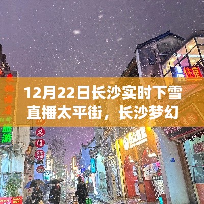 長(zhǎng)沙夢(mèng)幻飄雪日，太平街實(shí)時(shí)下雪直播絕美呈現(xiàn)