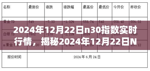 揭秘2024年12月22日N30指數(shù)實時行情，洞悉市場走勢，把握投資機(jī)會大解析