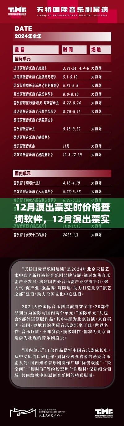 12月演出票實時價格查詢軟件，使用指南與實時價格查詢功能介紹