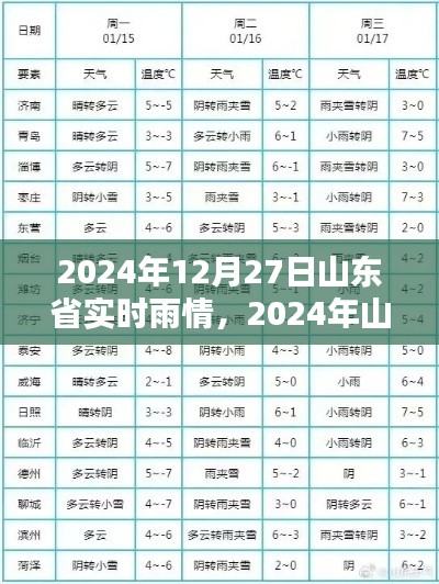 山東省實時雨情分析報告，最新雨情動態(tài)（2024年12月27日）