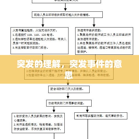 突發(fā)的理解，突發(fā)事件的意思 