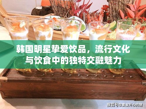 韓國明星摯愛飲品，流行文化與飲食中的獨特交融魅力