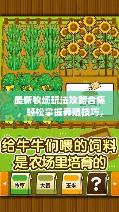 最新牧場玩法攻略合集，輕松掌握養(yǎng)殖技巧，成為牧場達(dá)人！