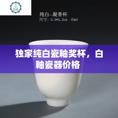 獨(dú)家純白瓷釉獎(jiǎng)杯，白釉瓷器價(jià)格 