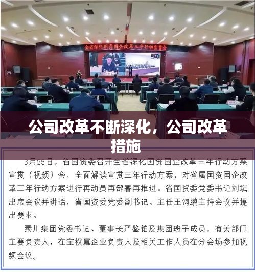 公司改革不斷深化，公司改革措施 