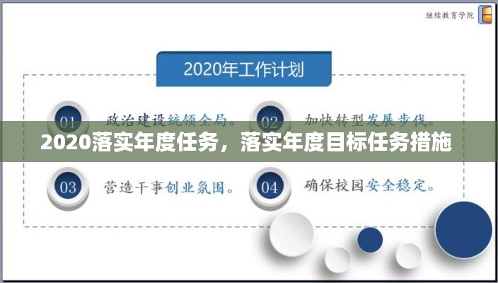 2020落實(shí)年度任務(wù)，落實(shí)年度目標(biāo)任務(wù)措施 